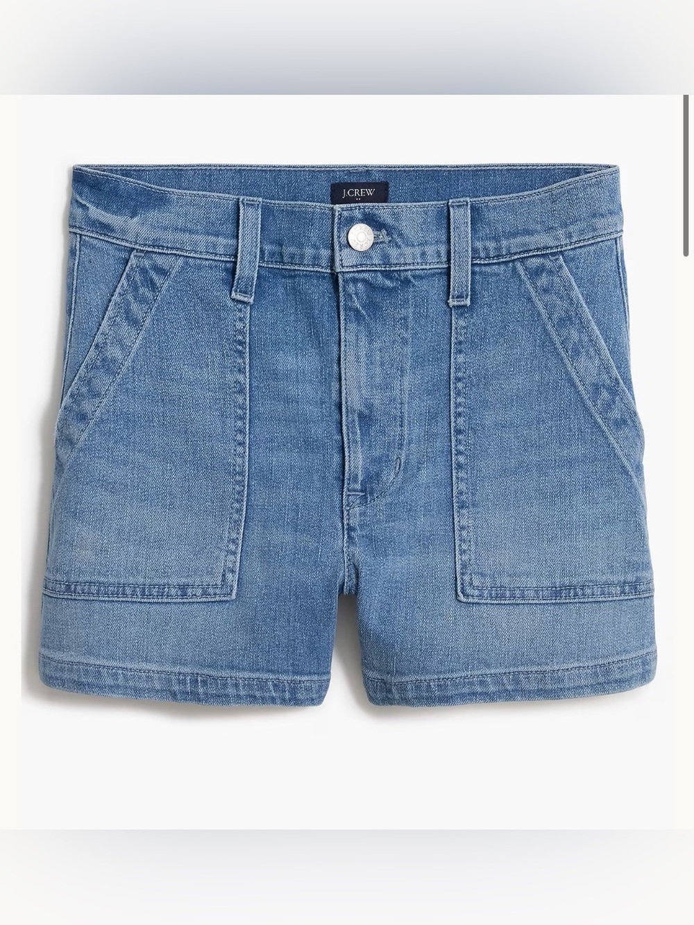J. Crew Factory Utility Denim Shorts—Size 28